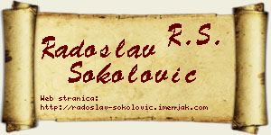 Radoslav Sokolović vizit kartica